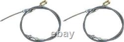 1947-54 Chevrolet Truck Lokar Rear Parking Brake Cables with Stainless Steel