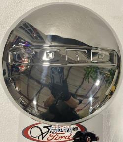 1948-1956 Ford 3/4 Ton Pickup Truck Polished Stainless Hub Cap (3) Caps