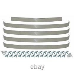 1948-50 Ford F1 F2 F3 Truck Grill Bar Set witho Crank Hole Stainless Steel