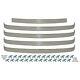 1948-50 Ford F1 F2 F3 Truck Grill Bar Set Witho Crank Hole Stainless Steel