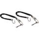 1953-72 F-100 Flareside Truck Tailgate Chains Stainless Steel/black Rubber