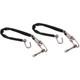 1953-72 F-100 Flareside Truck Tailgate Chains Stainless Steel/black Rubber