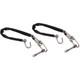 1953-72 F-100 Flareside Truck Tailgate Chains Stainless Steel/black Rubber