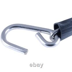 1953-72 F-100 FlareSide Truck Tailgate Chains Stainless Steel/Black Rubber