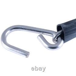1953-72 F-100 FlareSide Truck Tailgate Chains Stainless Steel/Black Rubber