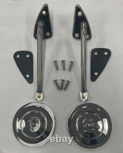 1960 61 62 63 64 65 66 Chevrolet Gmc Truck Mirror Kit Screws And Gaskets Ribbed
