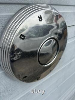 1960-62 Ford Galaxy F-150 10.5 Inch Poverty Hubcaps Set 4 Used Beautiful Oem