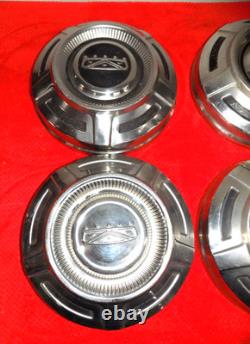 1964-1966 Ford Galaxie 500 Fairlane Falcon F100 Truck Dog Dish Hubcap 10.5 SET