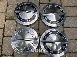 1965 1966 Ford F100 Truck Stainless Steel Dog Dish Hubcaps -10.5 (Set of 4)