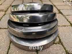1965 1966 Ford F100 Truck Stainless Steel Dog Dish Hubcaps -10.5 (Set of 4)