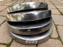 1965 1966 Ford F100 Truck Stainless Steel Dog Dish Hubcaps -10.5 (Set of 4)