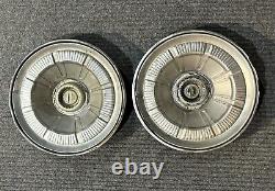 1966-1977 Ford F100 F150 Truck Bronco 15 Stainless Steel Hubcap Wheel Cover 2pc