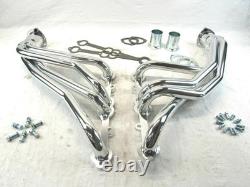1966-72 Chevy C10 327 350 400 Pickup Truck Long Tube Header Set Stainless Steel