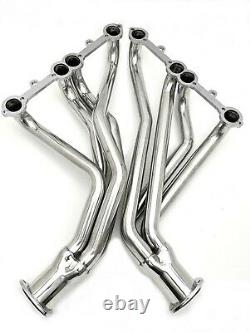 1966-91 GM Truck Long Tube Headers 2WD 4WD GMC Chevy C10 Stainless Steel