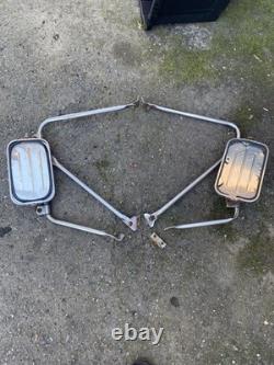1967-1979 Ford Truck West Coast Mirror Pair Stainless Steel F100 F250 F350 #69