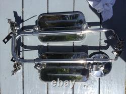 1967-1979 Ford Truck West Coast Stainless Steel Mirrors WithWorking Swing Locks
