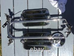 1967-1979 Ford Truck West Coast Stainless Steel Mirrors WithWorking Swing Locks