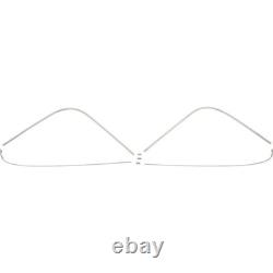 1967-72 Chevrolet GMC Pickup Truck Roof Drip Rail Molding Set Stainless Steel