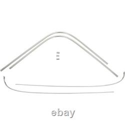 1967-72 Chevrolet GMC Pickup Truck Roof Drip Rail Molding Set Stainless Steel