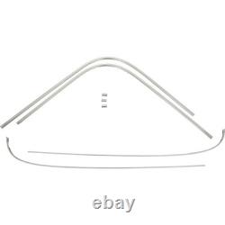 1967-72 Chevrolet GMC Pickup Truck Roof Drip Rail Molding Set Stainless Steel