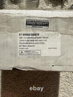 1967-72 Chevrolet/gmc Truck Long Fleetside Bed Bolt Kit Stainless Steel Longbed