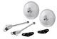 1967-72 Chevy Gmc Truck Pickup C10 C20 Stainless Steel Round Side Mirrors Rh&lh