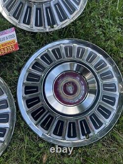 1967-72 Ford Galaxy 500 F100 Truck Van Big Block Hubcaps 15 Wheel Rare Vintage