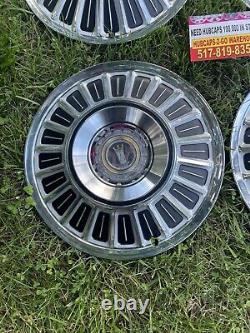 1967-72 Ford Galaxy 500 F100 Truck Van Big Block Hubcaps 15 Wheel Rare Vintage