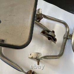 1967-72 West Coast Jr. Ford Pickup Truck Stainless Ford F150 Mirror Pair OEM