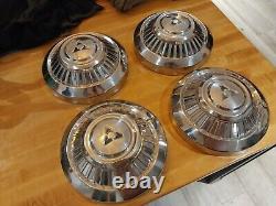 1969-1976 Dodge Truck Van 3/4 Ton or 1 Ton Chrome Stainless Hubcap Set 12 Used