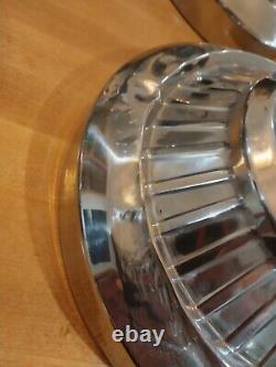 1969-1976 Dodge Truck Van 3/4 Ton or 1 Ton Chrome Stainless Hubcap Set 12 Used