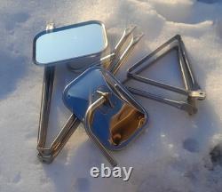 1970's Chevlolet GMC Truck Stainless Steel Towing Mirrors 358454 EXCELLENT