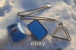 1970's Chevlolet GMC Truck Stainless Steel Towing Mirrors 358454 EXCELLENT