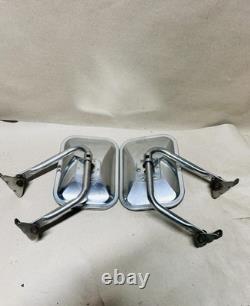 1973-1979 Ford Truck F-100 F-250 Stainless Steel Side Mirrors OEM Original RH LH