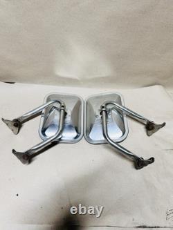 1973-1979 Ford Truck F-100 F-250 Stainless Steel Side Mirrors OEM Original RH LH