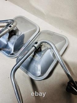 1973-1979 Ford Truck F-100 F-250 Stainless Steel Side Mirrors OEM Original RH LH