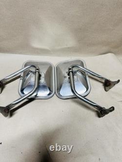 1973-1979 Ford Truck F-100 F-250 Stainless Steel Side Mirrors OEM Original RH LH