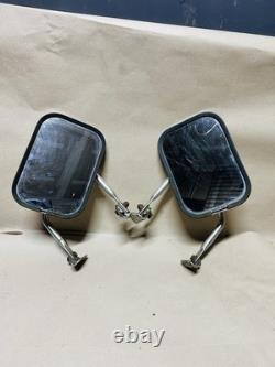 1973-1979 Ford Truck F-100 F-250 Stainless Steel Side Mirrors OEM Original RH LH