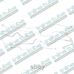 1973 Ford Truck F100 Short Bed Power Disc 2wd Brake Line Set Stainless Steel