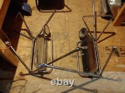 1975-1991 Ford Van Truck West Coast HUGE Tow Mirrors Full Size Stainless Steel