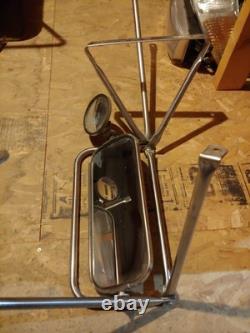 1975-1991 Ford Van Truck West Coast HUGE Tow Mirrors Full Size Stainless Steel