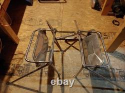 1975-1991 Ford Van Truck West Coast HUGE Tow Mirrors Full Size Stainless Steel