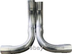 1978-1979 Li'l Red Express Truck Exhaust'S' Pipes Stainless Steel NEW