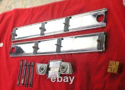 1985-1987 Chevrolet Truck Silverado Grille Bow Tie Stainless Steel Trim Emblems