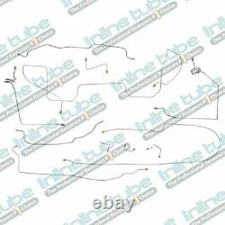 1988 Chevy Truck Longbed 1/2 Ton 4wd Power Brake Lines Stainless Steel