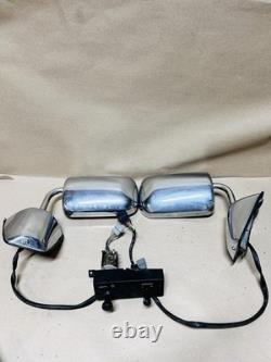 1992 Dodge Ram Truck / Van OEM Power Side View Mirrors Stainless Steel With Switch
