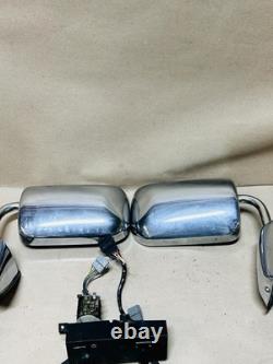1992 Dodge Ram Truck / Van OEM Power Side View Mirrors Stainless Steel With Switch