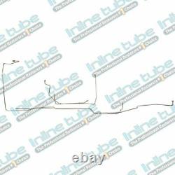 1994-95 Ford Truck 4WD 5/16 F150 Trans Cooler Lines 4pc, Stainless Steel
