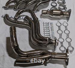 1999-2006 Chevy GMC 1500 2500 Truck 4.8L 5.3L Stainless Exhaust Headers & Y Pipe