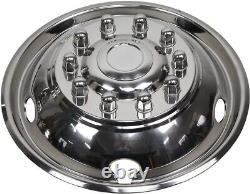 19.5'' 10 Lug Stainless Steel Wheel Simulator for 2005-2020 Ford F450 F550 Truck
